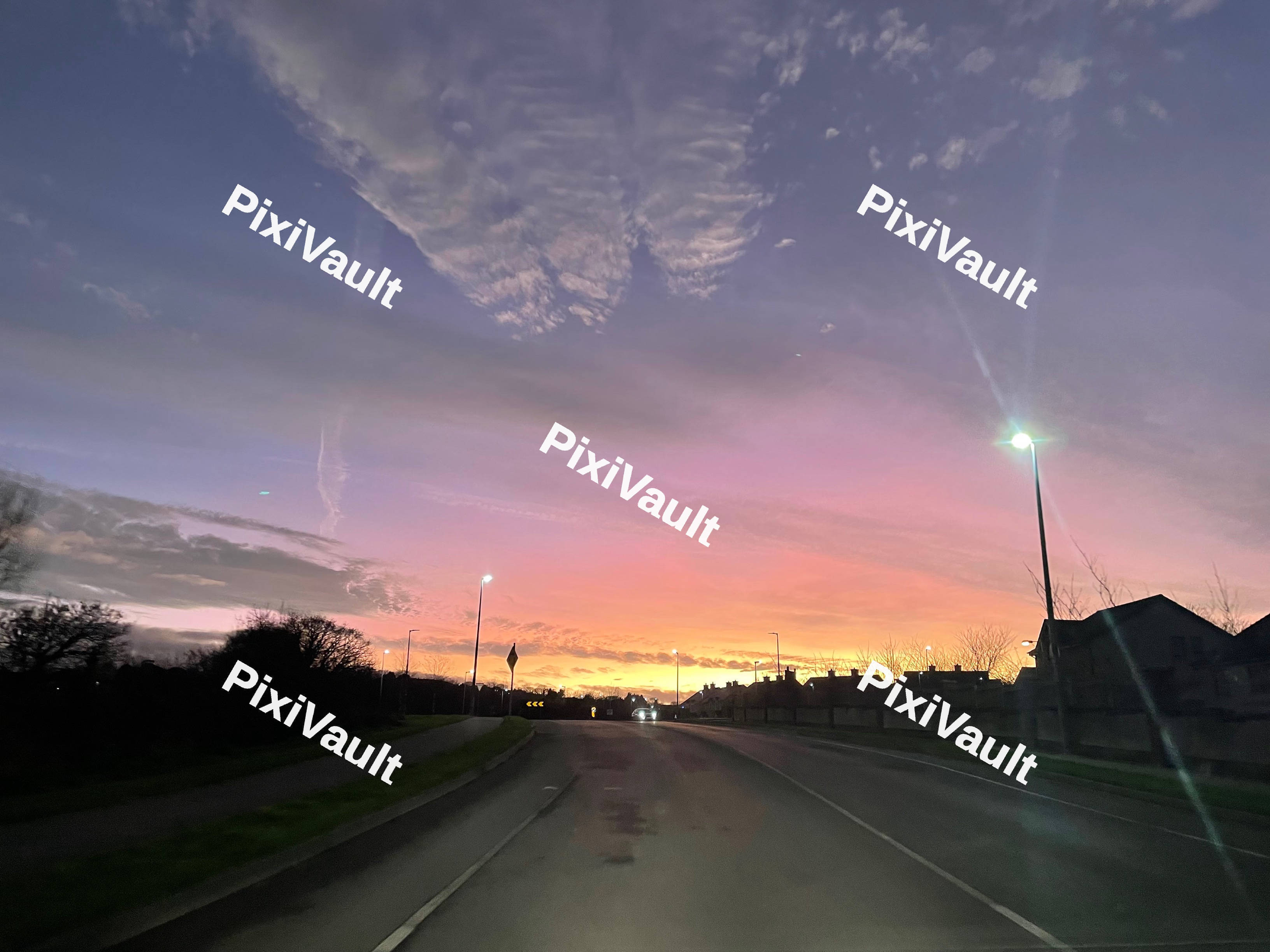 Pink sunset